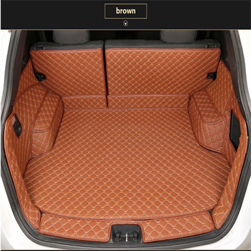 Tappetini Bagagliaio In Pelle Per Skoda Superb Rapid Spaceback Octavia Rs Yeti Fabia Rs Kodiaq Car Cargo Rear Boot Liner Styling