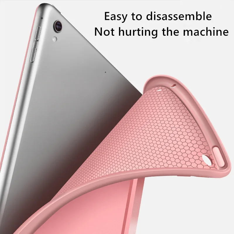 Для iPad 10,2 чехол Funda силиконовый мягкий задний Тонкий Магнитный стенд Смарт из искусственной кожи чехол для iPad 7го поколения чехол+ стилус