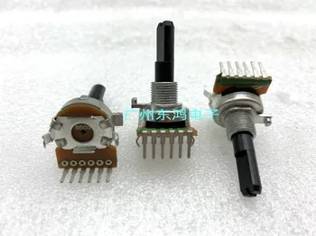 

1pcs High quality 161 type single potentiometer B50K half shaft length 25MM a row of 6 feet for amplifier volume