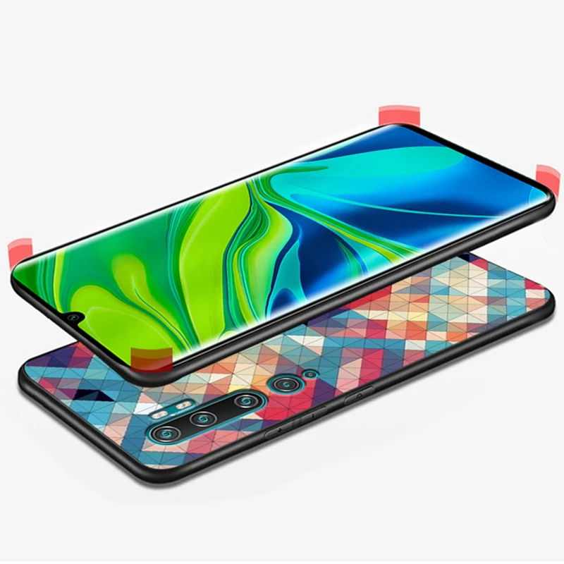 Для Xiaomi Mi Note 10 Pro Чехол Мягкий Силиконовый Модный чехол-сумка из ТПУ чехол для Xiaomi Mi Note 10 Pro на заднюю панель для телефона для Xiaomi Mi Note 10