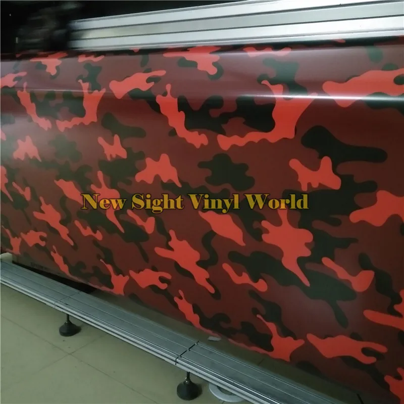 Tiger Red Camouflage виниловая пленка для автомобиля без пузырей для стайлинга автомобилей