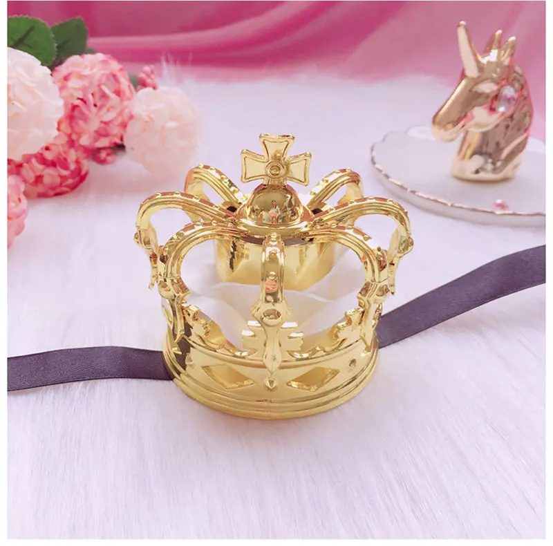 Лолита британская императорская корона на голову заколка Роза Корона повязка на голову принцесса заколка для волос аксессуары для маскарада на Хеллоуин - Цвет: Crown-Gold-E