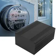 Водонепроницаемая распределительная коробка, алюминиевая черная печатная плата, ящик для инструментов, корпус для электронного проекта, корпус 25x98x100 мм