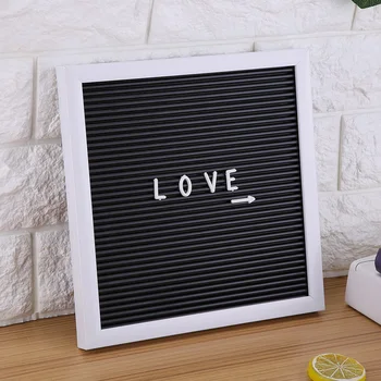 

25cm*25cm Message Felt Letter Board Sign Changeable Letters Numbers Room Decor