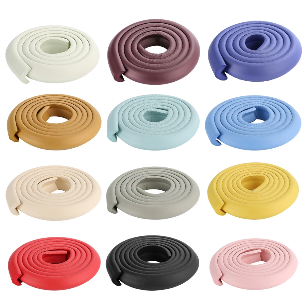 

2M Children Protection Table Guard Strip Baby Safety Products Glass Edge Furniture Horror Crash Bar Corner Foam Bumper Collision