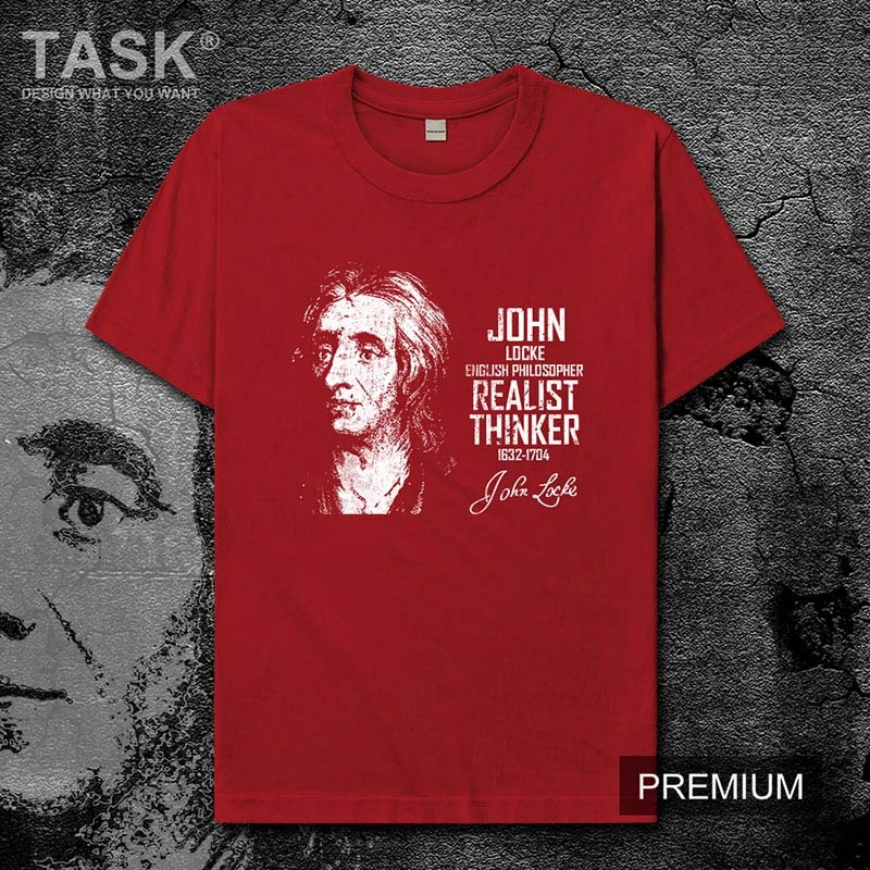 有名人ジョンロックイギリス啓発賢者思想家政治家英国経験主義 Tシャツメンズ半袖 01 Tシャツ Aliexpress
