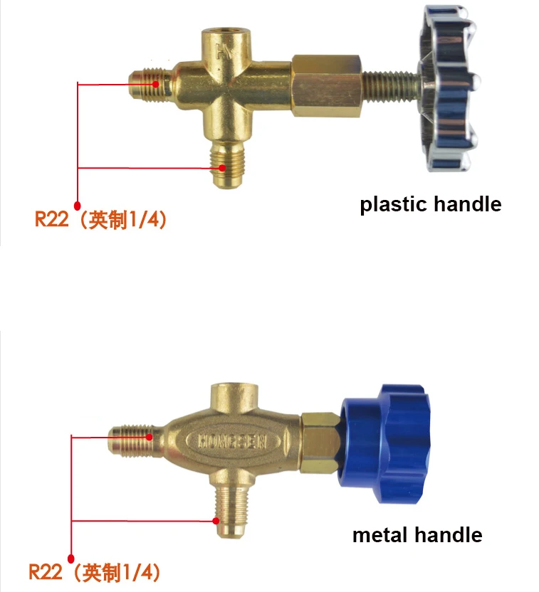 Bomba de vacío R22, conjunto de herramientas de aire acondicionado, manómetro múltiple, 60MM, 80MM