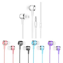 Universal 1.2m Wired In-Ear Earbuds Headsets Music Earphones 3.5mm Plug Stereo Headphone