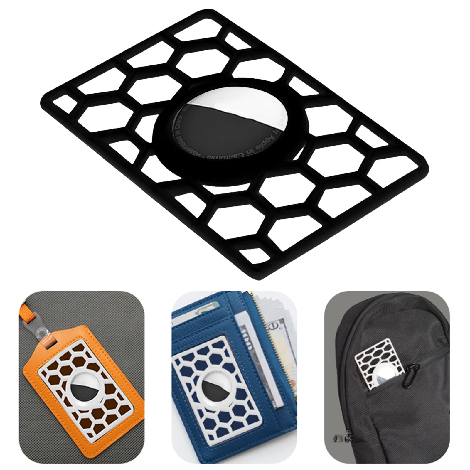 Location Tracker Card Shape Protector Sleeve Cover For Apple Airtags