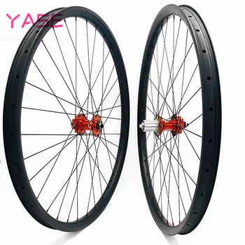 

Hope pro 4 hubs 100x15 142x12mm mtb carbon wheelset 29er race mtb disc bicycle wheel tubeless 30x35mm mountain carbon wheelset