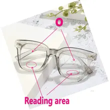 MINCL/Женские квадратные очки для чтения, для женщин и мужчин, мульти фокус, дальнозоркость, очки, мужской двойной светильник, очки для дальнозоркости NX