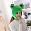 Funny Big Frog Eyes Cartoon Plush Hat Toy Green Headgear Cap Cosplay Costume  ► Photo 3/6
