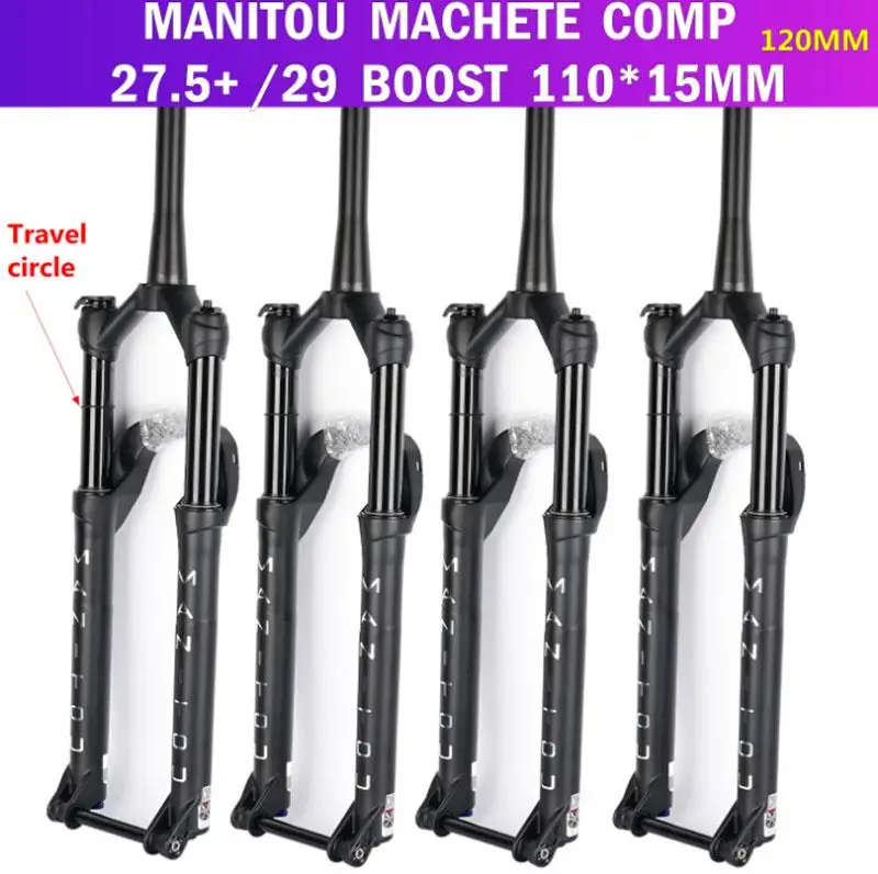 Велосипедная подвеска Manitou MACHETE COMP 27 5 + 29er BOOST 110*15 мм горная вилка для горного