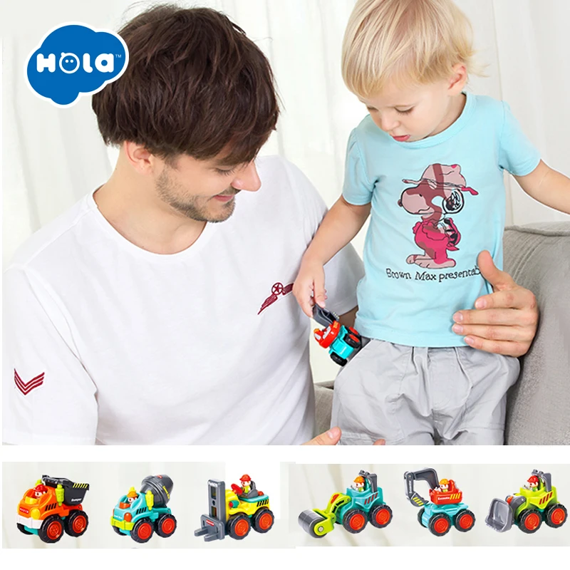 HOLA 3116C детские игрушки мини грузовик игрушечный автомобиль экскаватор
