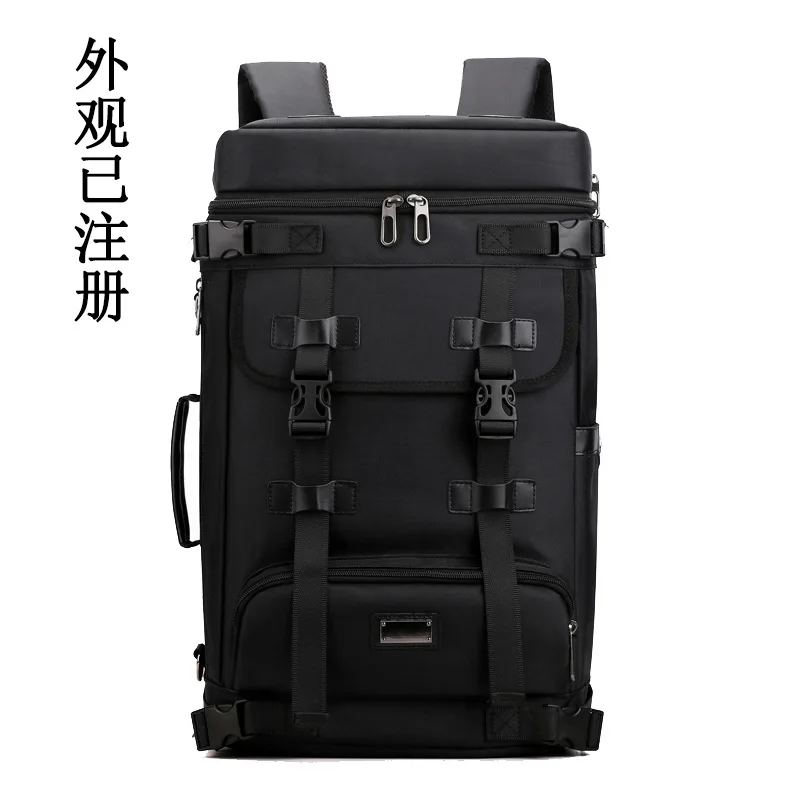 

New Style Outdoor Mountaineering Bag Oxford Cloth Backpack Men's Computer Bag Anti-Spillage Travel Bag Large Capacity Travel Bag
