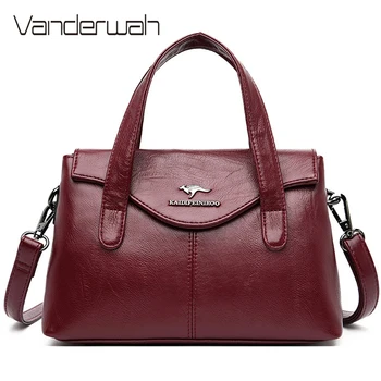 

Casual Large Capacity Pu Leather Shoulder Bags for Women 2020 Winter Luxury Handbags Women Bags Designer Simple Crossbody Bag
