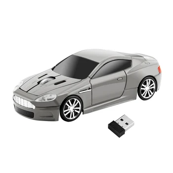 

2.4G Home Ergonomic Gift Lightweight Laptop PC High Accuracy Car Shape Battery Powered Optical USB Office Wireless Mouse