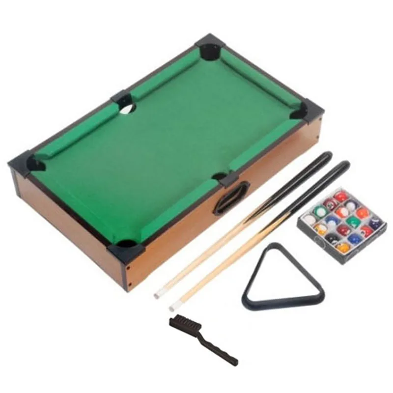US $130.57 138 Inch Mini Tabletop Pool Billiards Game Set Includes Game BallsSticksChalk Brush and Tripod