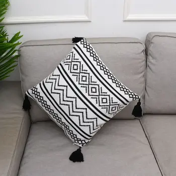 

Cushion Cover Geometric Fringe Pillow Case Decorative Pillow Case Cushion Cover Without Pillow For Sofa Bedroom Home Funda Cojin