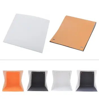 

40*40cm LED Folding Lightbox Portable Photography Photo Studio Softbox Adjustable Brightness Light Box 4 Colors Background flash