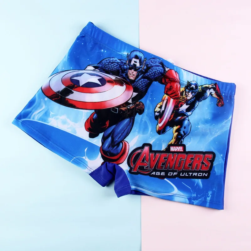 Купальный костюм для мальчиков Marvel Captain America детский купальник мультяшная