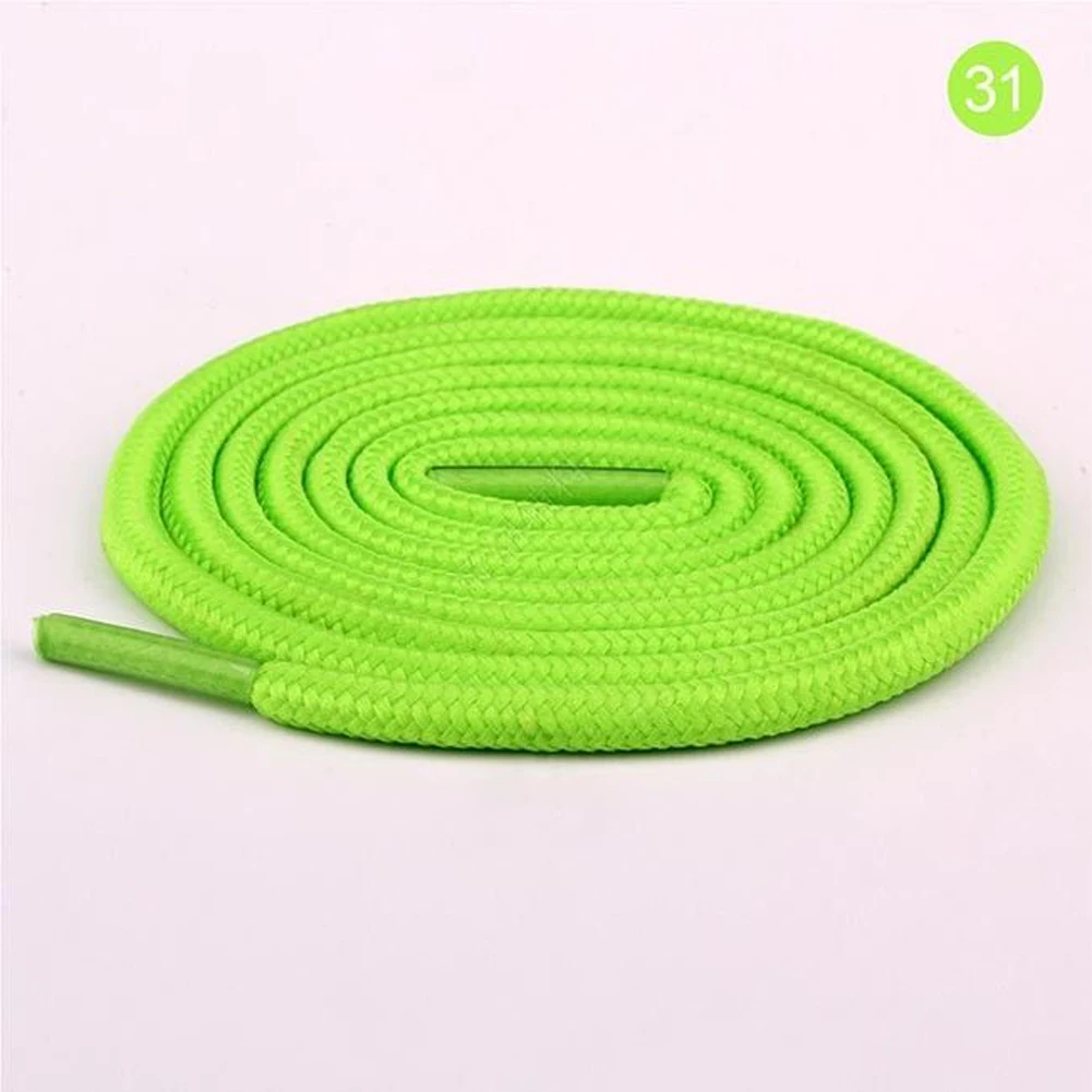 2022 New Shoelace Unisex Ropes Multicolor Waxed Round Cord Dress Shoe Laces Diy High Quality Solid 70-160Cm Colourful Shoelace