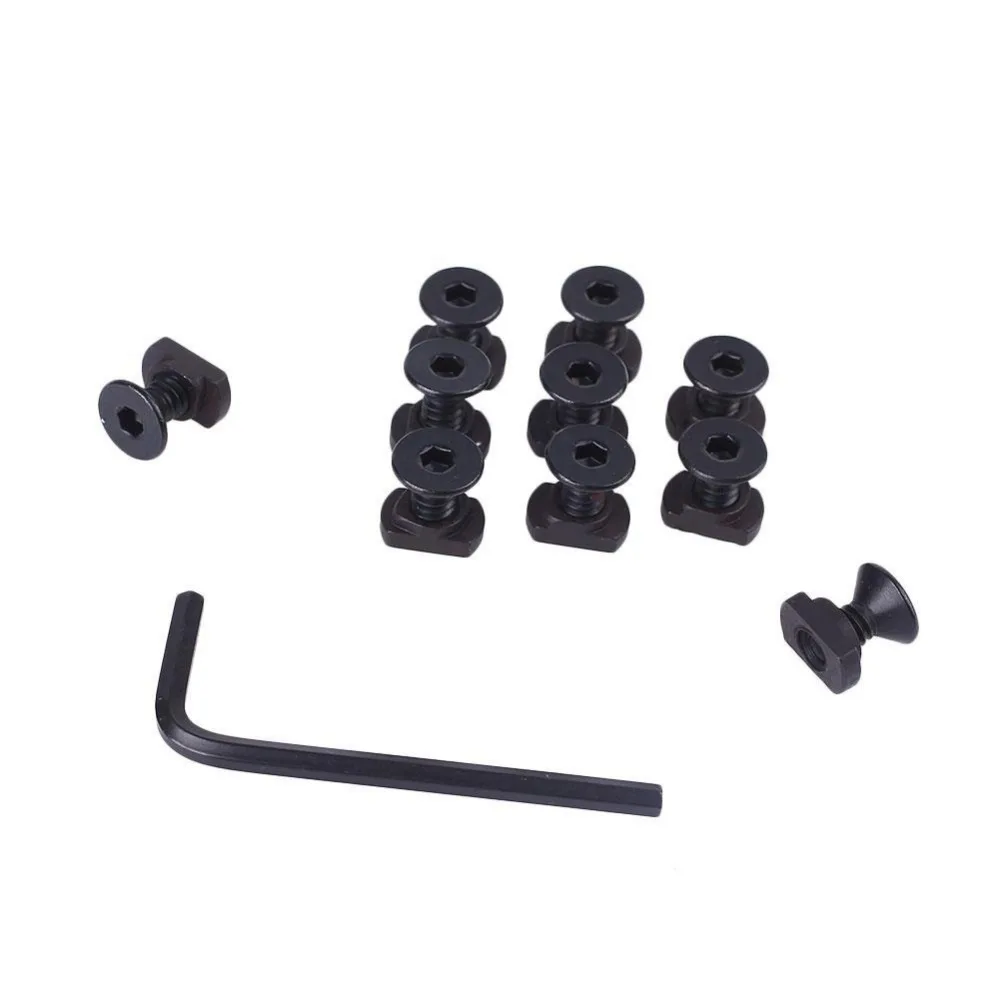 Airsoft AR 15 Accessories tactical 10pcs Universal M-Lok Handguard system Rail Screws and Nuts for hunting страйкбол снаряжение (2)