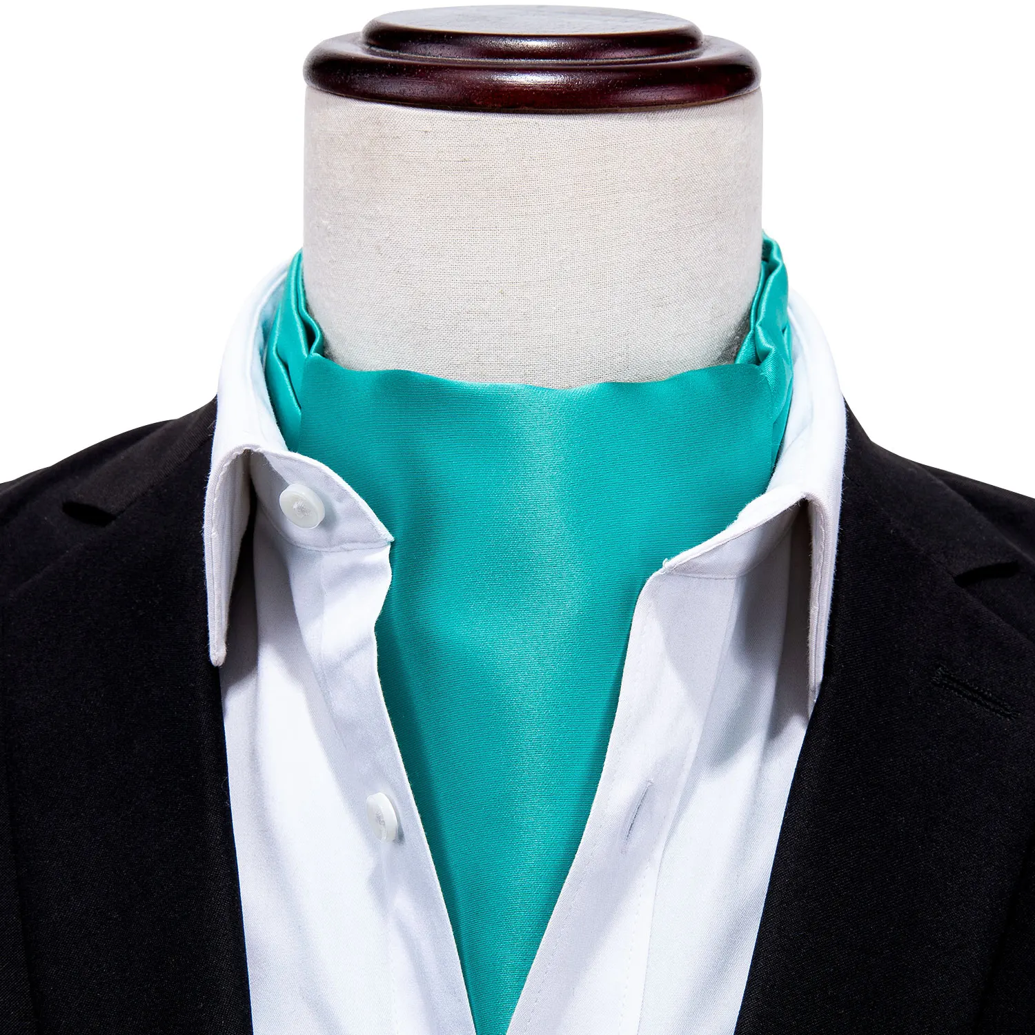 Ярко-зеленый однотонный галстук Аскот для мужчин шелковый синий шарф галстук костюм мужской жаккардовый галстук карман Квадратные