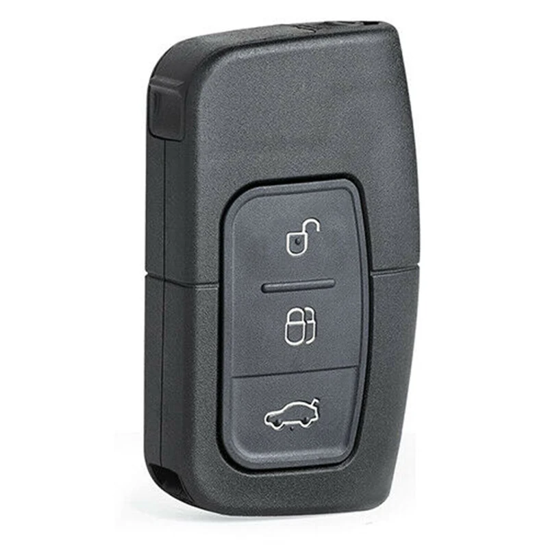 KEYECU 5 шт. умный пульт дистанционного ключа автомобиля чехол для Ford Mondeo Focus Galaxy S-Max Kuga C-Max, Fob 3 кнопки с неразрезанная вставка лезвия