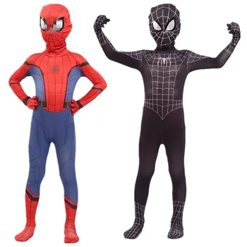 

Child Superhero Spider Boy Anime Orgy Halloween Cosplay Costume Birthday Party Kid Fantasy Tights Dance Show