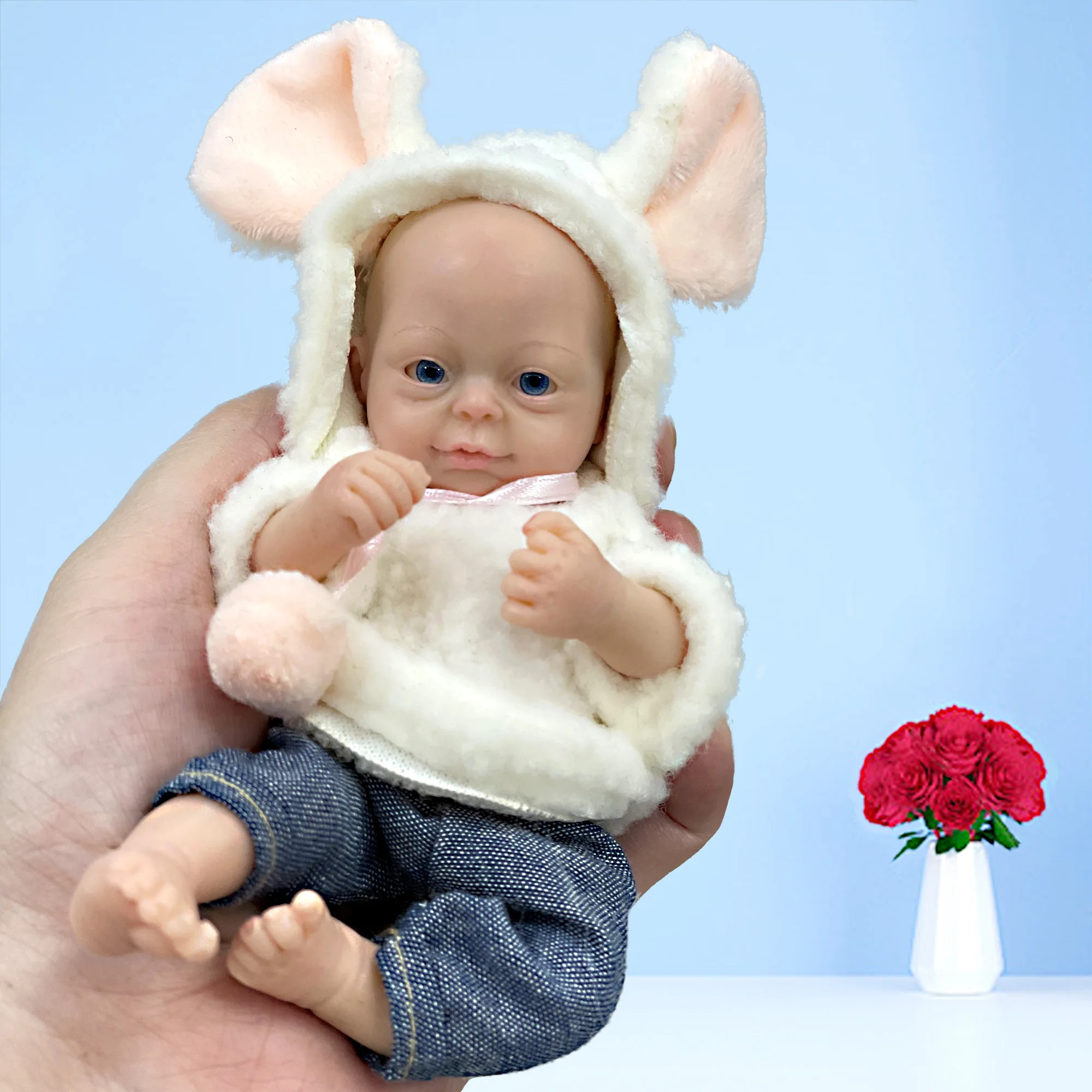 6-Inch Full Silicone Reborn Baby 6