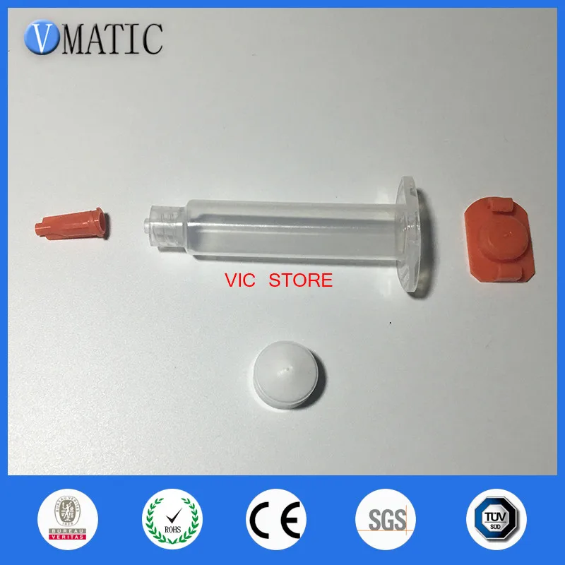 30cc/ml прозрачный клейкий Воздушный Пневматический распределитель наборы шприцов, поршень, крышка торцевой крышки, наконечник крышки пробки 500 наборов