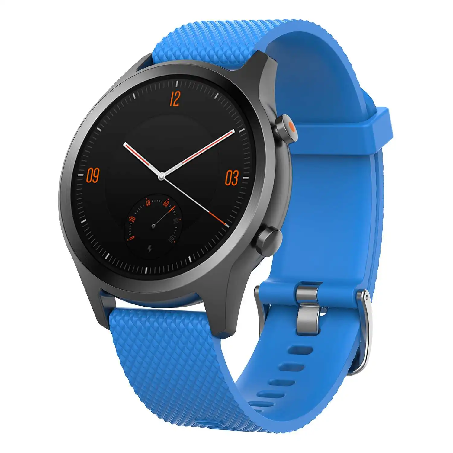 20 мм сменный ремешок для часов samsung для Galaxy для Amazfit Смарт часы УНИВЕРСАЛЬНЫЕ СИЛИКОНОВЫЕ зерна наручные Смарт-часы ремешок