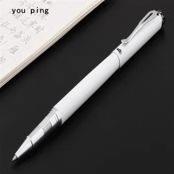 

Jinhao 301 Diamond hat White Business office Medium Nib Rollerball Pen Student School Supplies stationery Ballpoint Pens