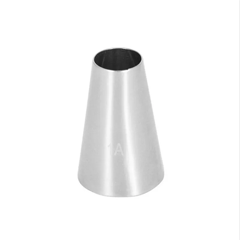 Set 5 Ugelli Rotondi Per Torta In Acciaio Inox - Punte Per Glassa Da 9mm A 18mm Per Decorazioni Pasticceria - 4