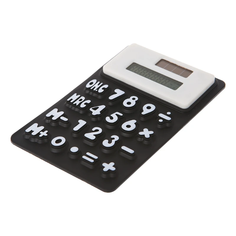 

Foldable Soft Silicone Handheld Scientific Solar Calculator For School Office M5TB
