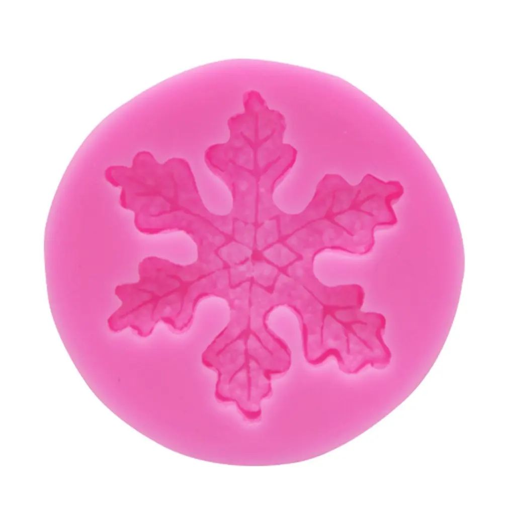Snowflake Silicone Mold Biscuits Molds Chocolate Cake Baking Mould Tools | Дом и сад