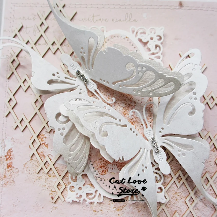 나비 동물 금속 절단 다이 스텐실 DIY Scrapbooking 종이 카드 장식 공예 다이 엠보싱 다이 컷 새로운 2019
