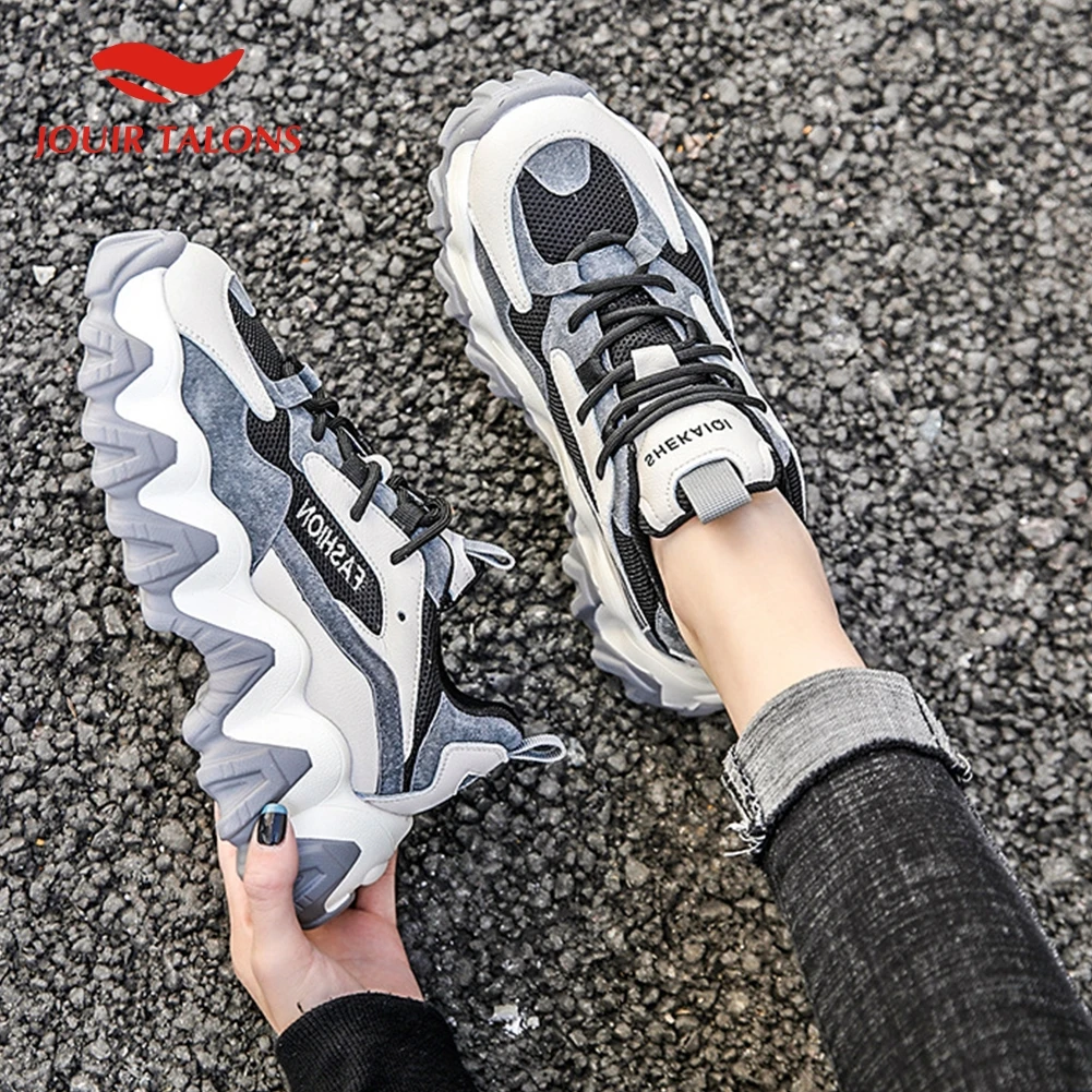 

JOUIR New Arrivals 2020 Mix Color INS Hot Shoes Women Vulcanize Lace Up Platform Soft Trainers Woman Shoes Footwear