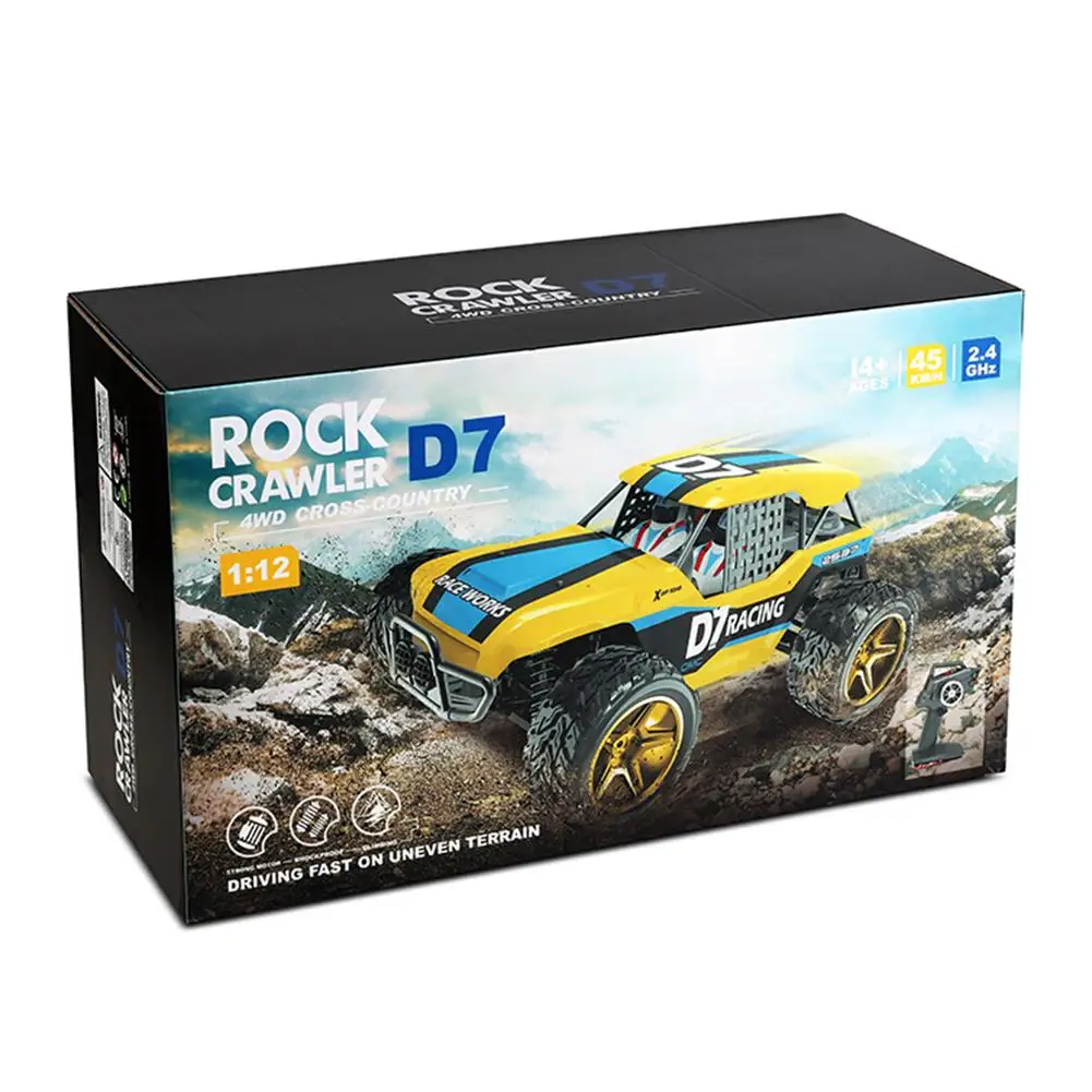 Wltoys 1/12 12402-A 4WD 2,4G RC автомобиль десерт Baja модели автомобилей высокая скорость 45 км/ч пульт дистанционного управления модель автомобиля внедорожник игрушка