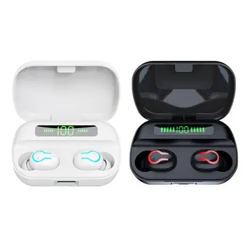 

Bluetooth 5.0 Wireless Headset Mini Invisible Tws Earphone with Charging Case R9UB