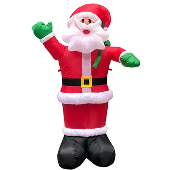 

Christmas Halloween Inflatable LED Snowman/Santa Claus/Grim Reaper Model Light Up Christmas Blow Up Outdoor Decoration D