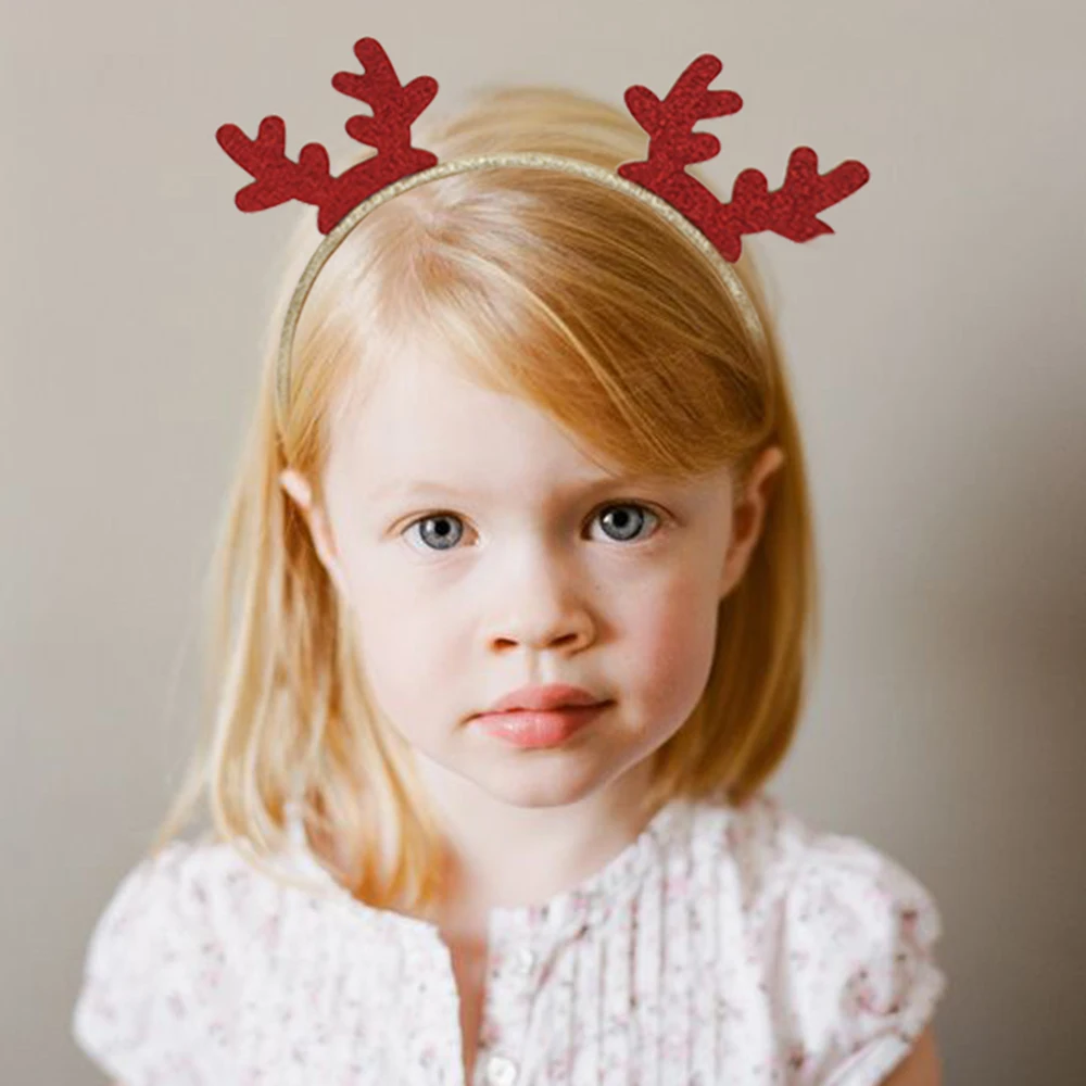 

Christmas Elk Antlers Hair Hoops Reindeer Hairbands Cute Kid Girls Headbands Party Cosplay Women Children Hair Accessories