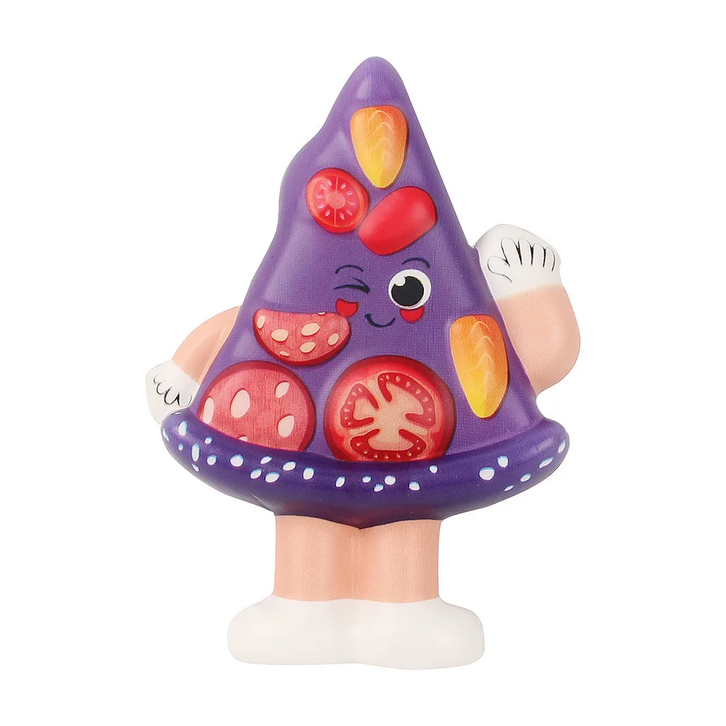 Mini Adorable Pizza Slow Rising Kids Toy Simulation food toy kids gifts decompression Slow rebound toys for children #A