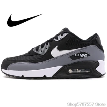 

Original NIKE AIR MAX 90 ESSENTIAL Men's Running Shoes Comfortable Sport Outdoor Sneakers Athletic Designer Footwear AJ1285-018
