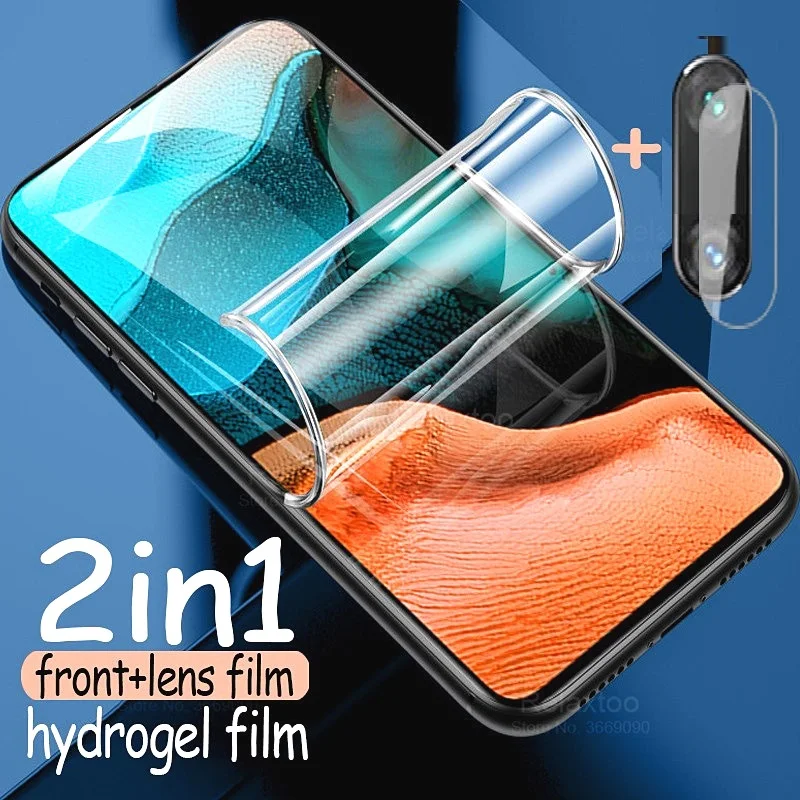 phone screen protectors 3D Curved Edge Full Cover Hydrogel Film For Sony Xperia XZ3 XZ2 XZ1 Compact Premium XA1 XA2 Plus Ultra Screen Protector Film phone tempered glass