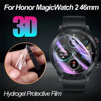

1/3/5Pcs Soft TPU Hydrogel Film Explosion Shockproof Cover Film Full Cover Watch Screen Protector For Honor Magic Watch 2 46mm