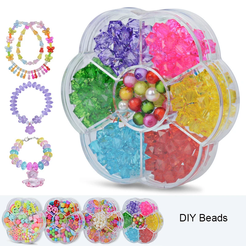 1Set-DIY-Colorful-Rainbow-Beads-Girls-Kids-Handmade-Accessories-Ornaments-DIY-Materials-Flower-Beads-Crystal-Pearls (1)