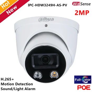

Dahua 2MP Full color Eyeball WizSense IP Camera Siren and Light Active Deterrence Intelligent detection for NVR IP systems