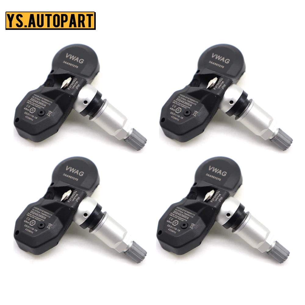 Система контроля давления в шинах 3AA907275F датчик для Volkswagen Tiguan CC Touran Passat TPMS 433